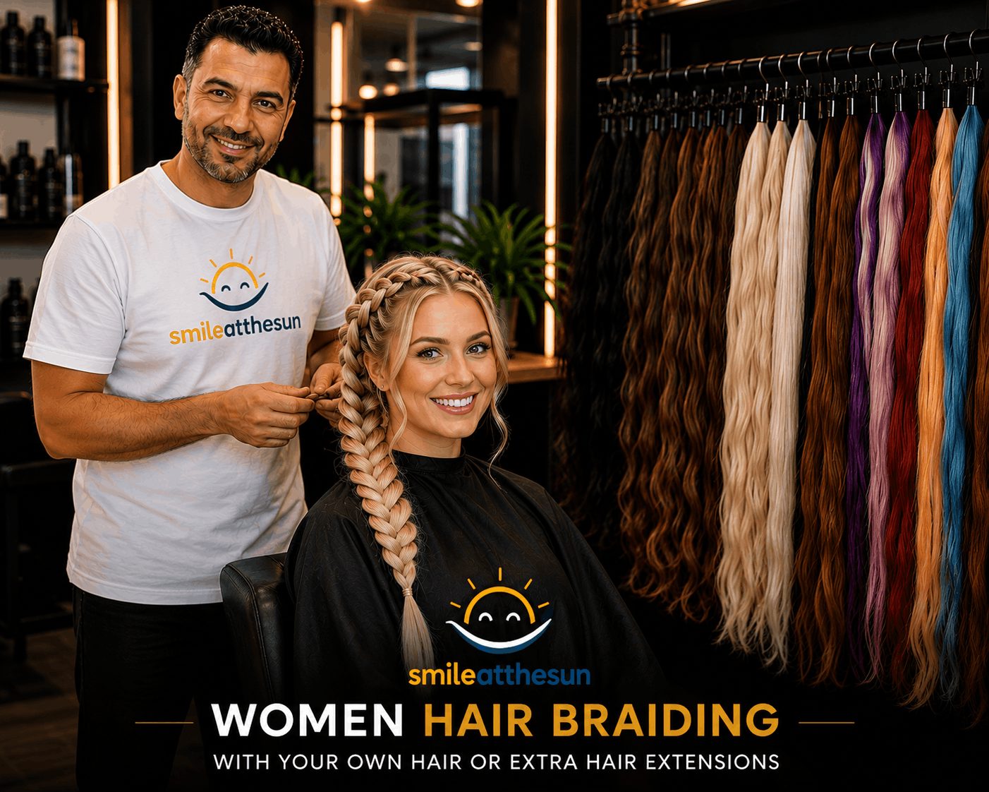 Professional Women's Hair Braiding