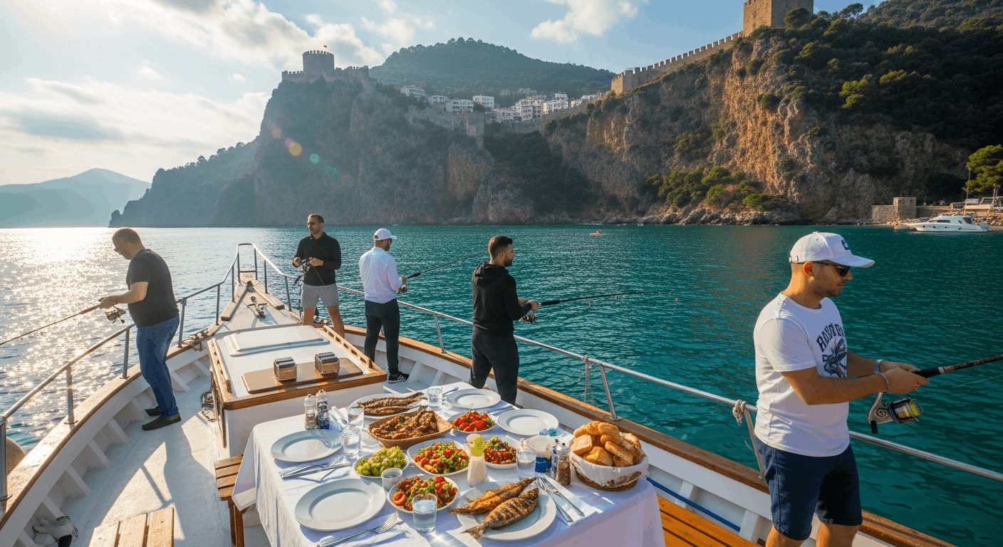 Alanya Fishing Tour with Hotel Transfer and Lunch thumbnail