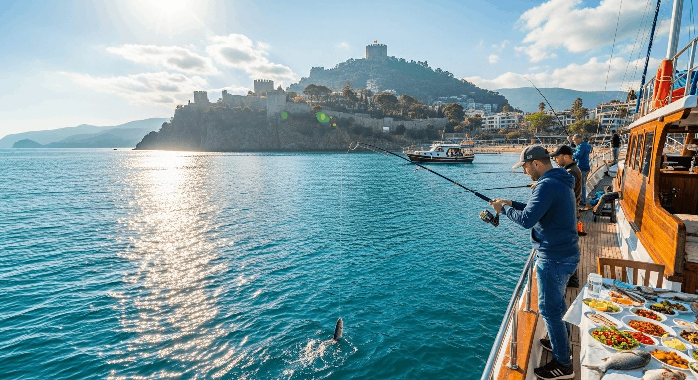 Alanya Fishing Tour with Hotel Transfer and Lunch thumbnail