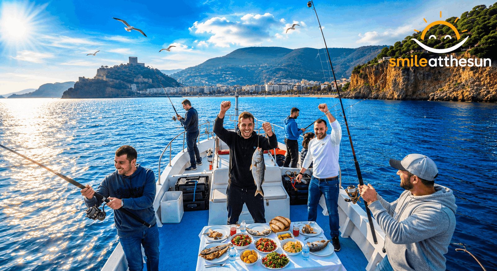 Alanya Fishing Tour with Hotel Transfer and Lunch
