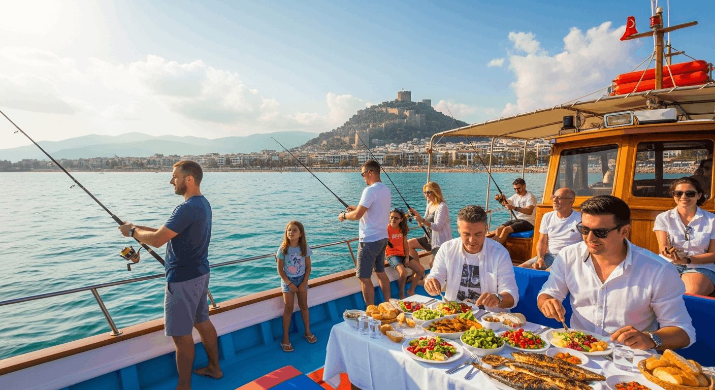 Alanya Fishing Tour with Hotel Transfer and Lunch thumbnail
