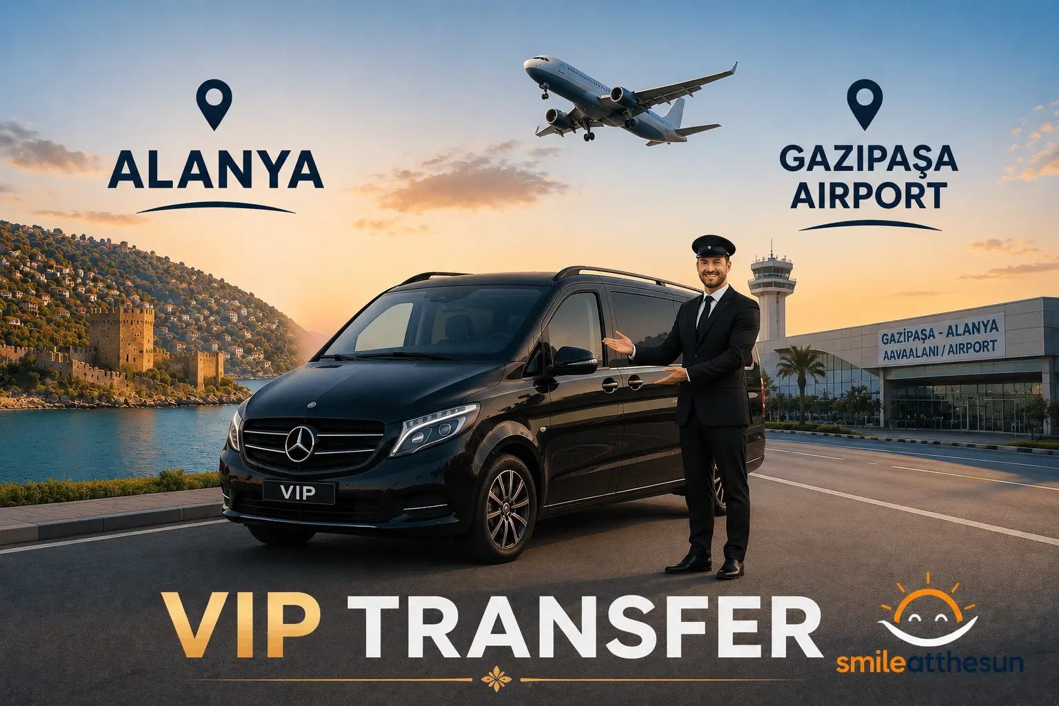 From €39 – VIP Private Transfer from Alanya to Gazipaşa Airport thumbnail