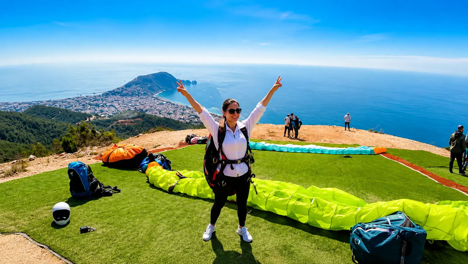 Tandem-Paragliding-Tour in Alanya mit Hoteltransfer thumbnail