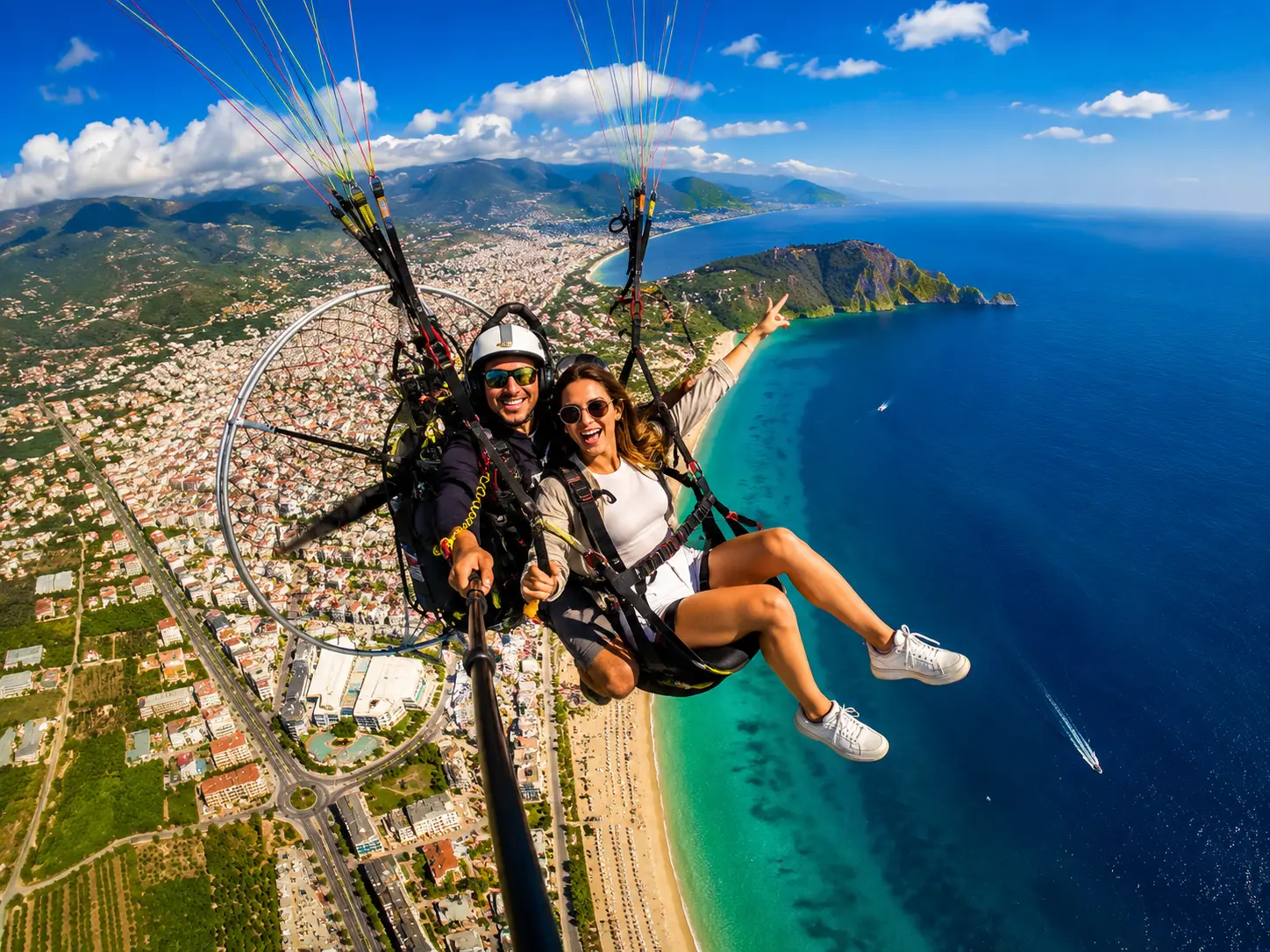 Tandem-Paragliding-Tour in Alanya mit Hoteltransfer thumbnail