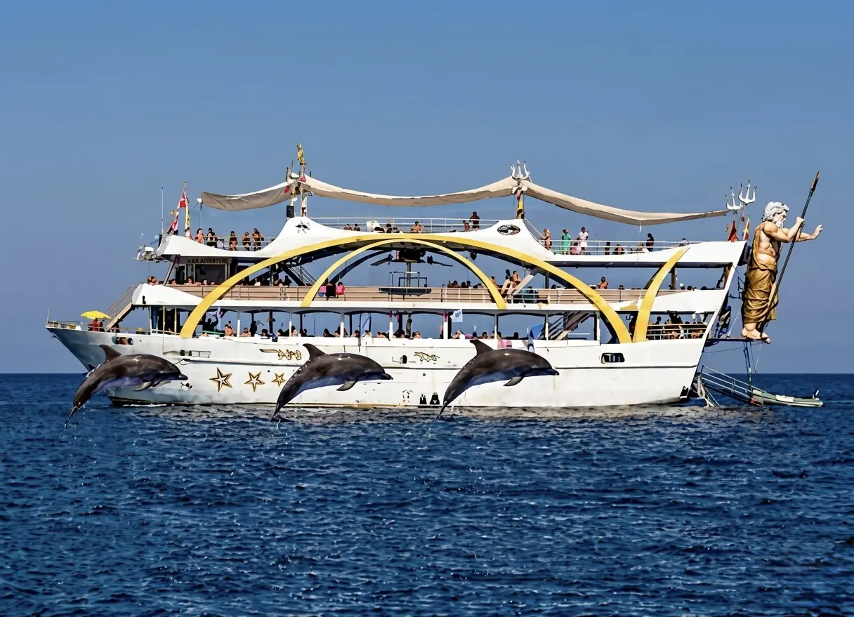 Antalya/Kemer Bootstour mit Mittagessen: Entdecken Sie Versteckte Höhlen & Traumhafte Buchten thumbnail