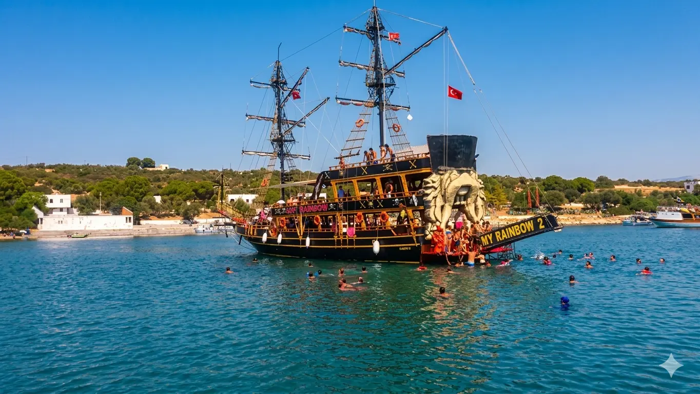 Davy Jones Pirate Boat Trip in Marmaris with Transfer and Alcohol Included thumbnail