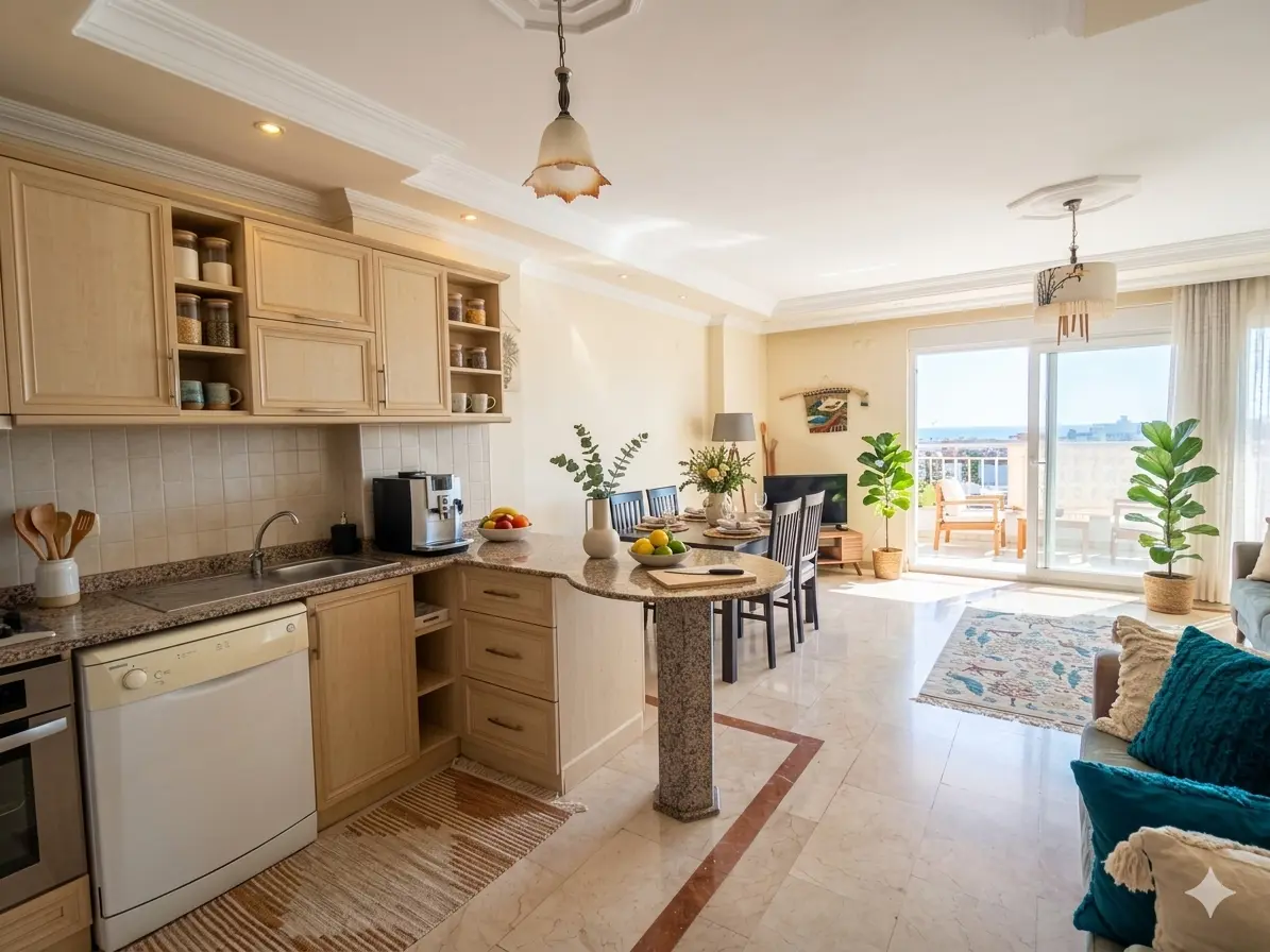 2+1 Apartment Near the Sea in Alanya Tosmur thumbnail