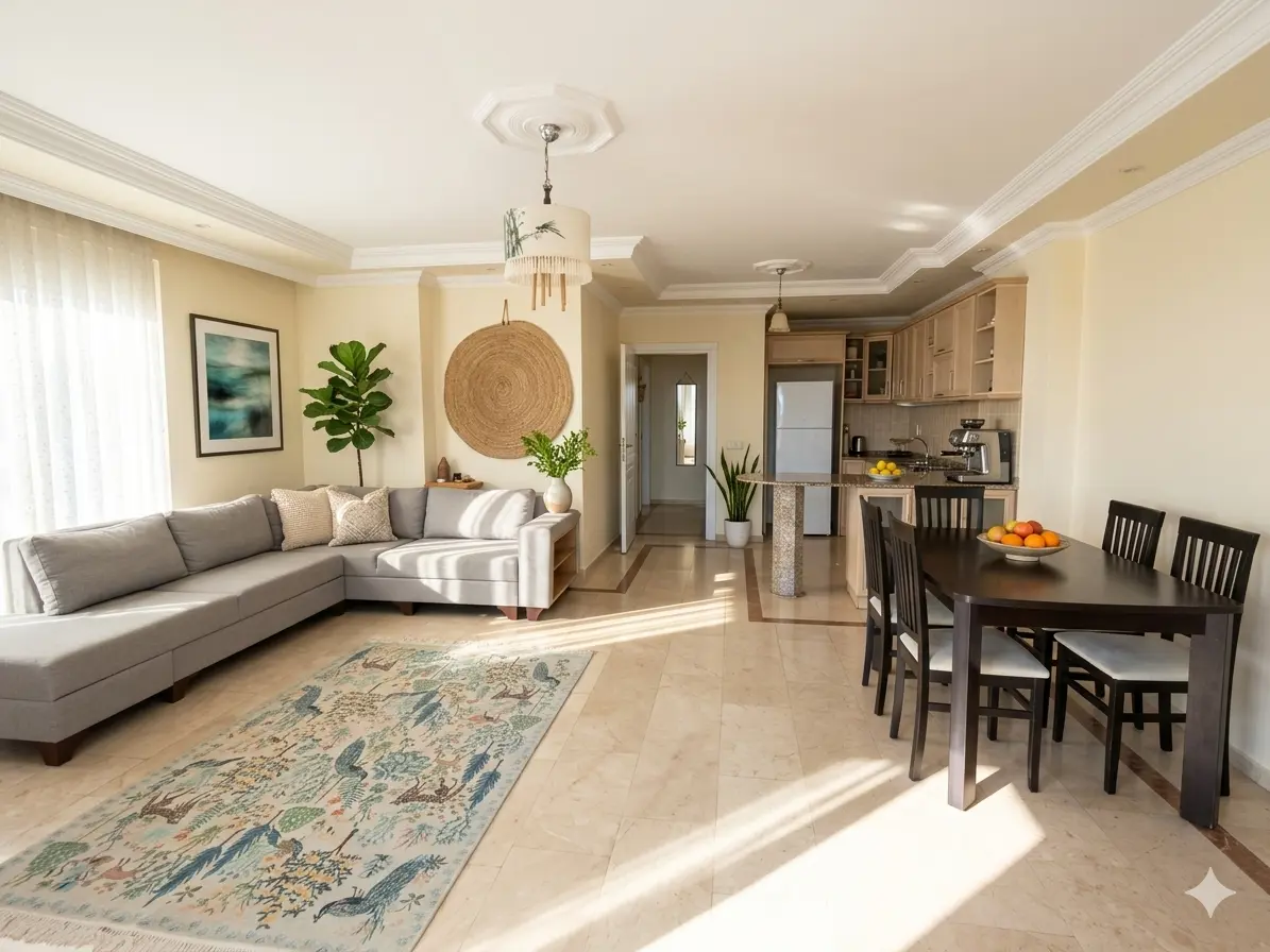2+1 Apartment Near the Sea in Alanya Tosmur thumbnail