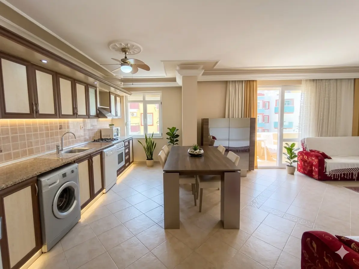 PRESTIGIOUS RESIDENCE IN MAHMUTLAR – 2+1 FURNISHED APARTMENT ONLY 300 METERS FROM THE SEA thumbnail