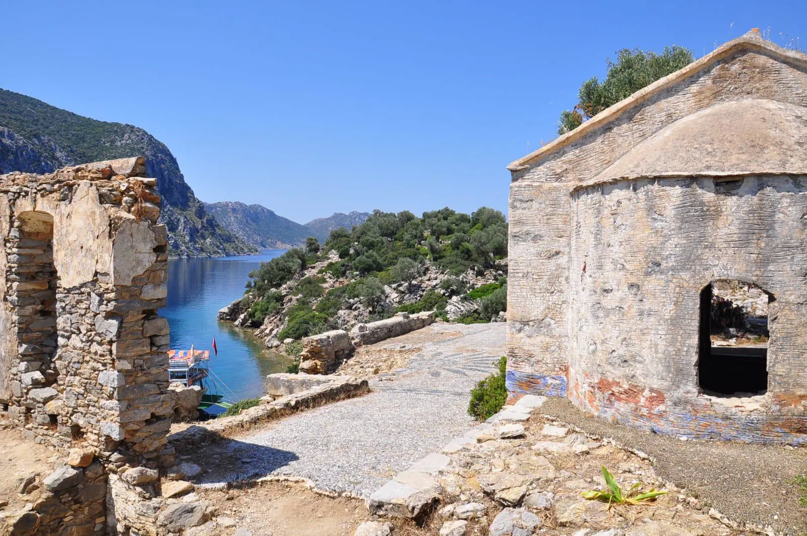 Hisarönü & Aegean Islands Boat Tour From Marmaris | Swimming Stops, Bays & Soft Drinks Included thumbnail