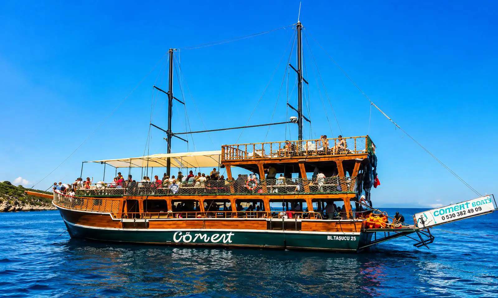 Ganztägige Bootstour ab Mersin mit Mittagessen und Transfer thumbnail